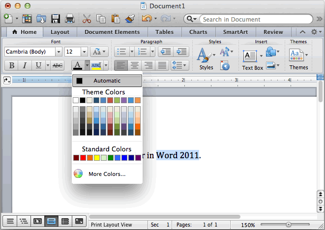 word 2016 for mac change picture